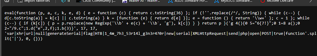JavaScript file contents