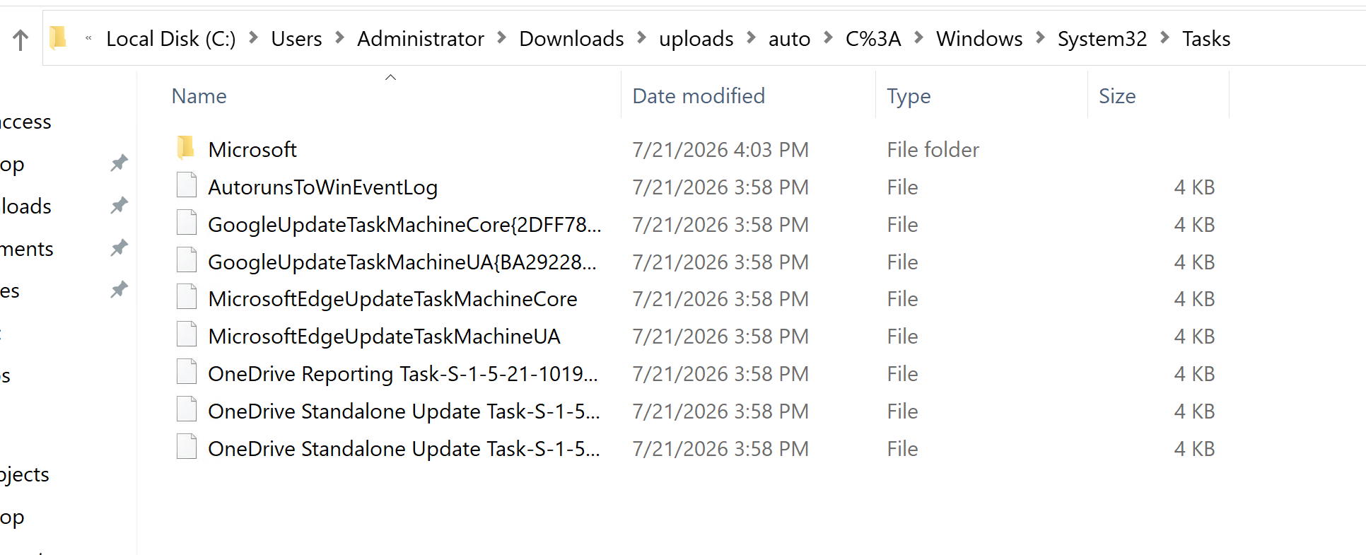Question: Recover a Scheduled Task with Velociraptor screenshot