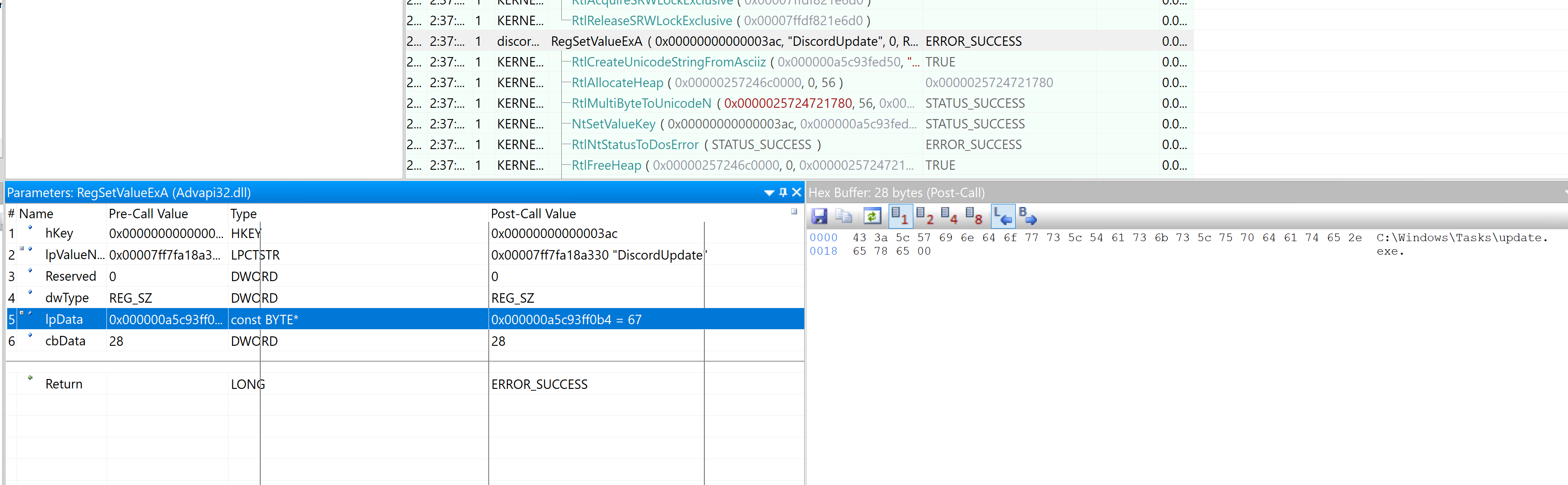 API Monitor Files screenshot