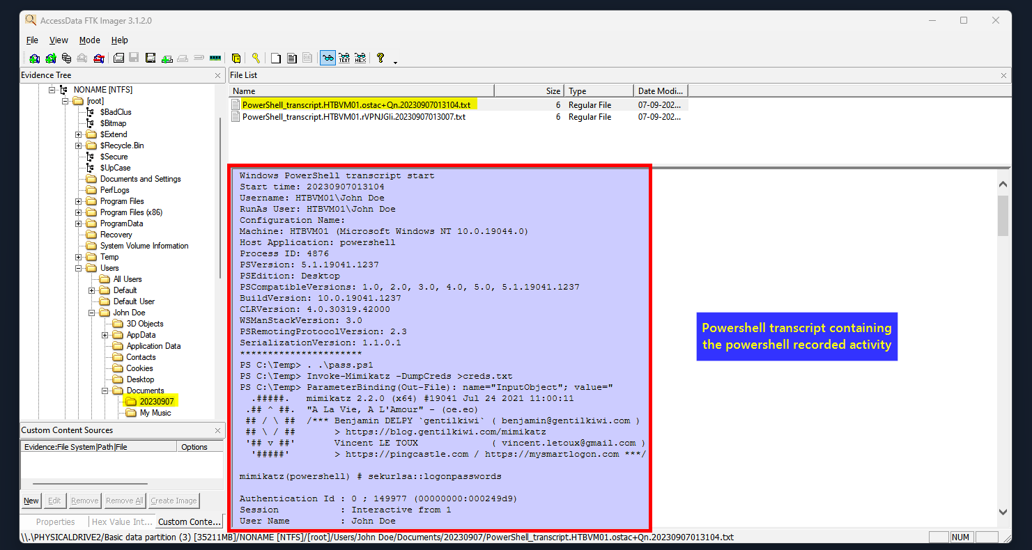 PowerShell Activity screenshot