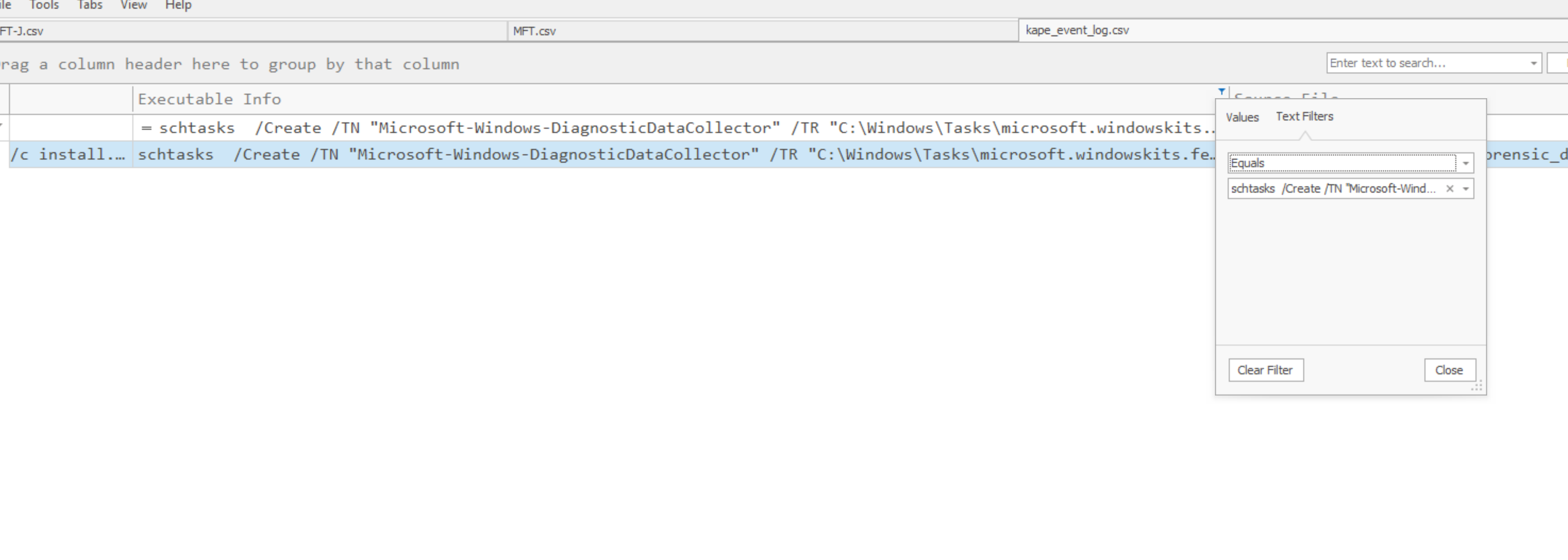 Question 2: Identify the Scheduled Task screenshot