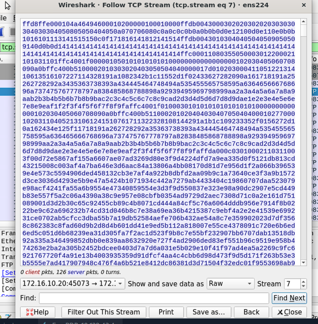 Saving the raw FTP data as the original file